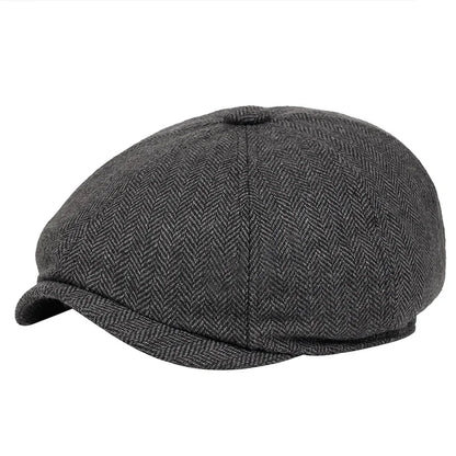 Retro Newsboy Caps Men Octagonal Hats British Painters Hats