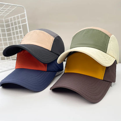 1pc Unisex Contrast Color Baseball Cap Ssuitable for All Seasons Outdoor