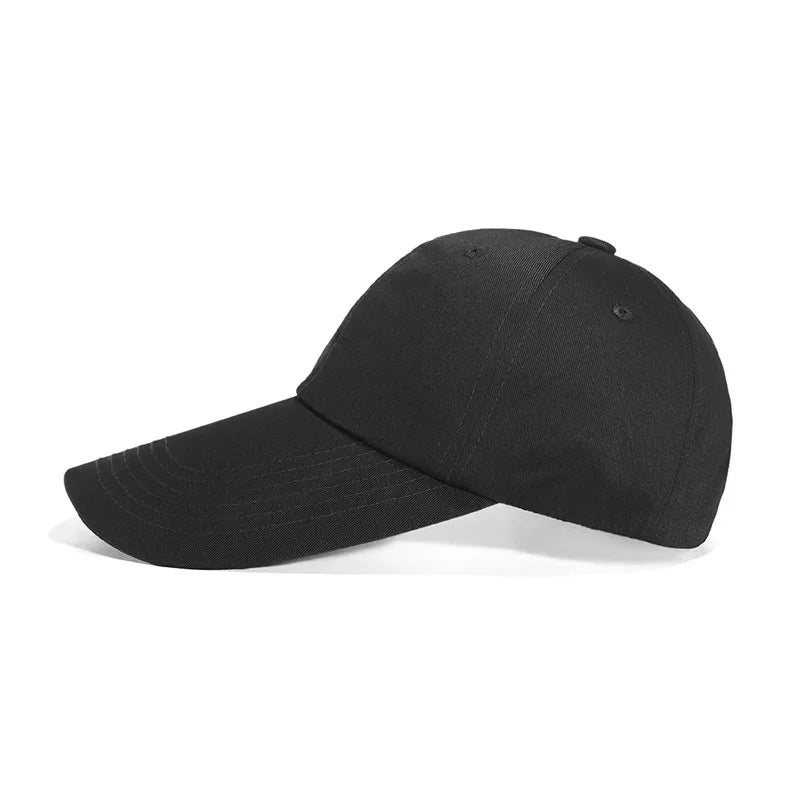 Adjustable Extra Long Bill Brim Baseball Cap Men Women 100% Cotton Visor Hat
