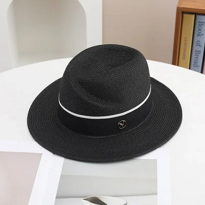 New Summer Panama Straw Hat UPF50+