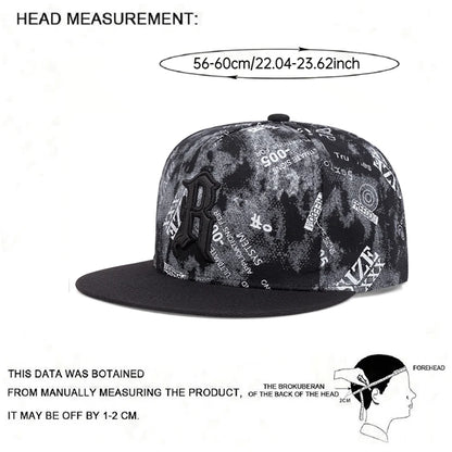 Simple Baseball Hat R Embroidered Street Dance Hip Hop Hat