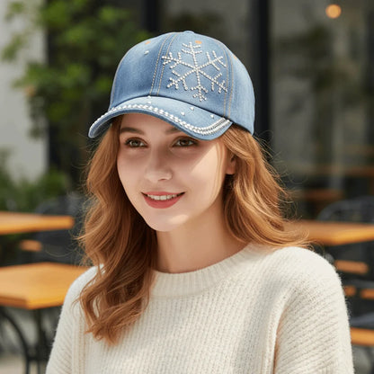 Fashion Washed Denim Baseball Cap