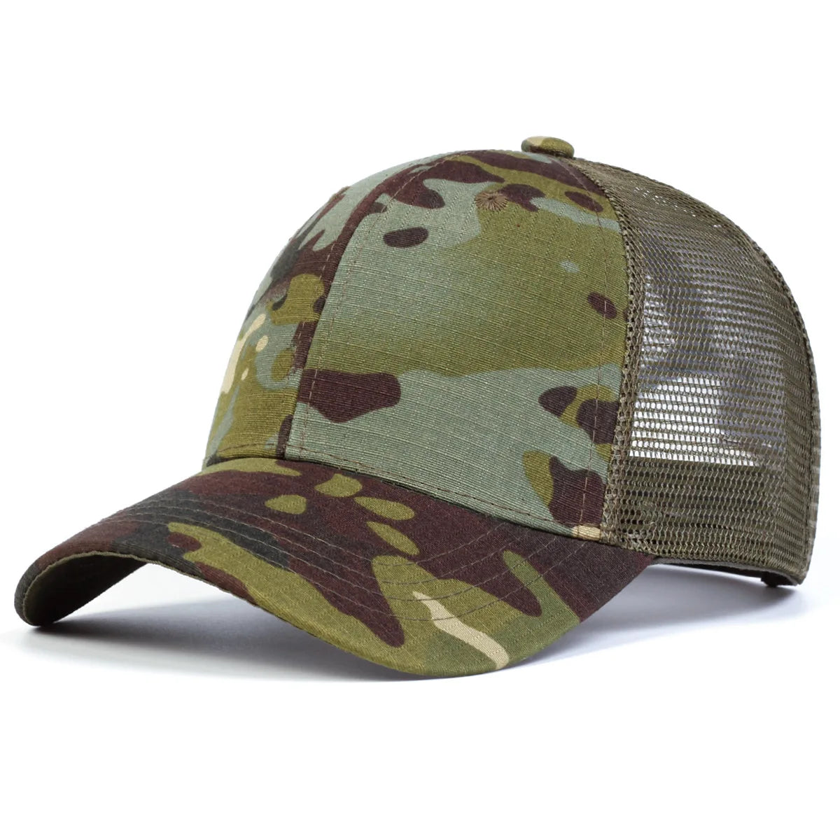 Unisex Camouflage Mesh Baseball Caps Net Caps