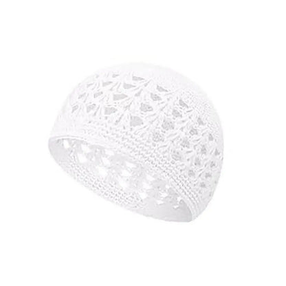 Fashion Knitted Crochet Beanie Hats Solid Color Handmade Kufi Hat