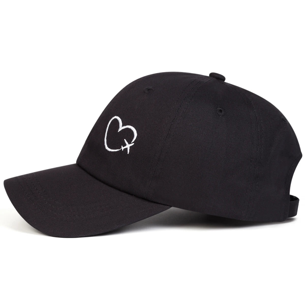 Unisex Love Flight Embroidery Baseball Caps Spring Autumn