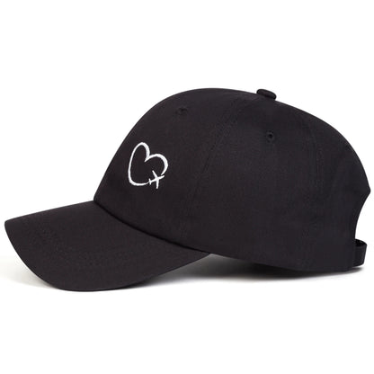Unisex Love Flight Embroidery Baseball Caps Spring Autumn