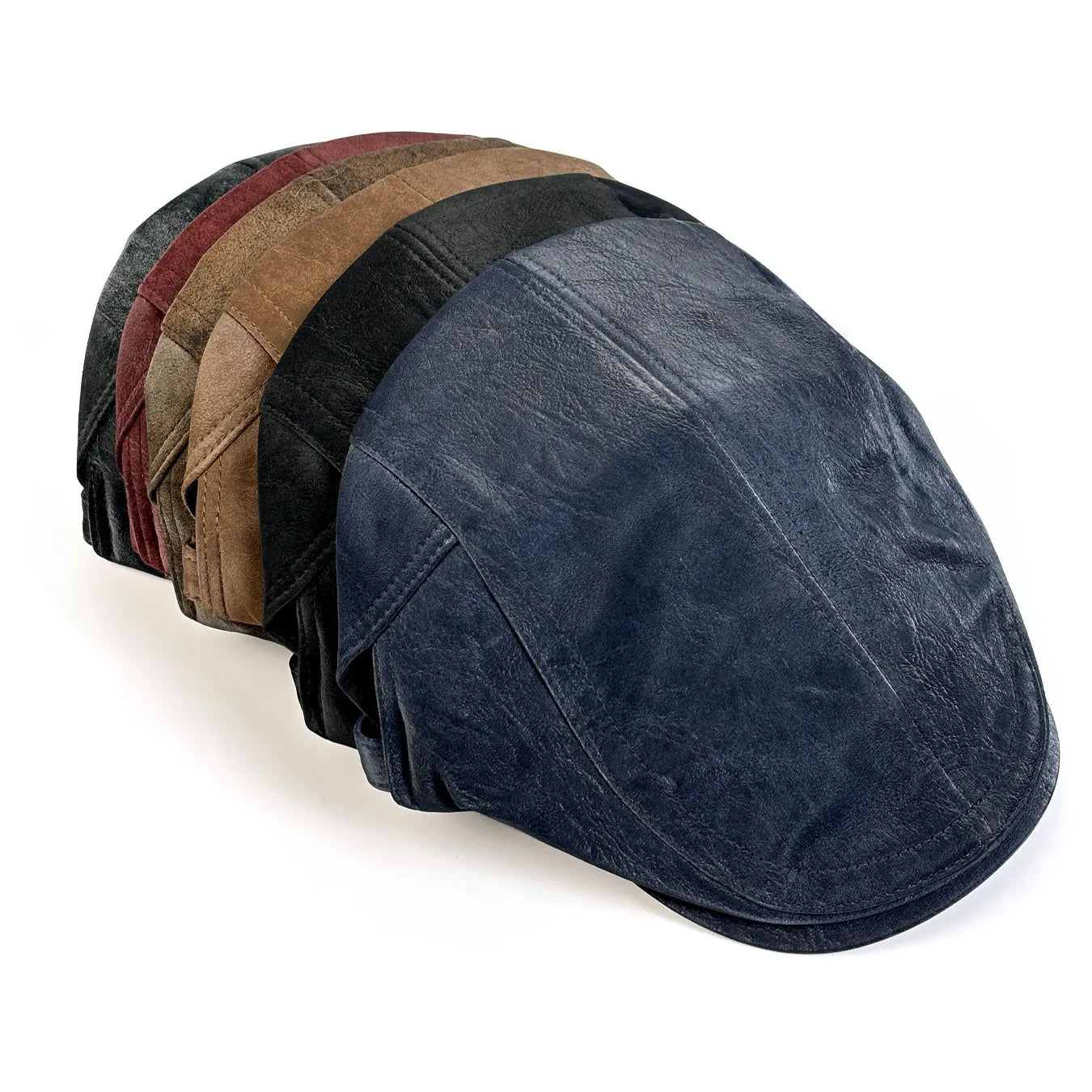 British Retro Beret, Newsboy Cap, Matte Texture Forward Cap, Casual Style Peaked Cap