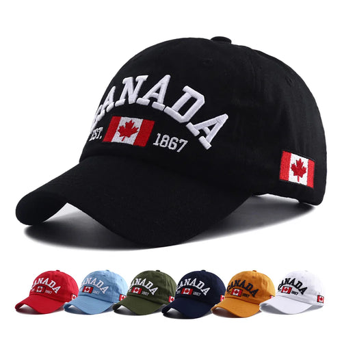 Canada Flag Embroidery Baseball Cap
