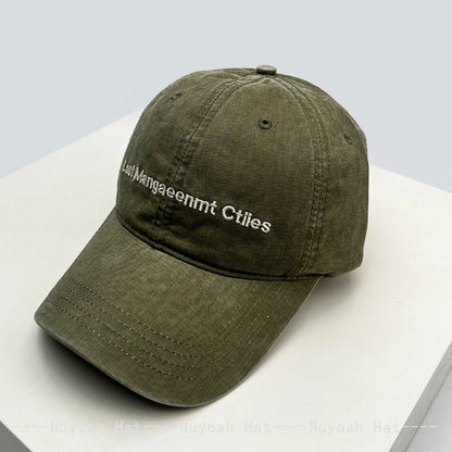 New Men Women Simple Letter Embroidery Baseball Hats
