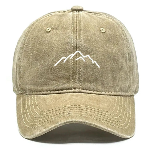 Mountaintop Print Baseball Caps