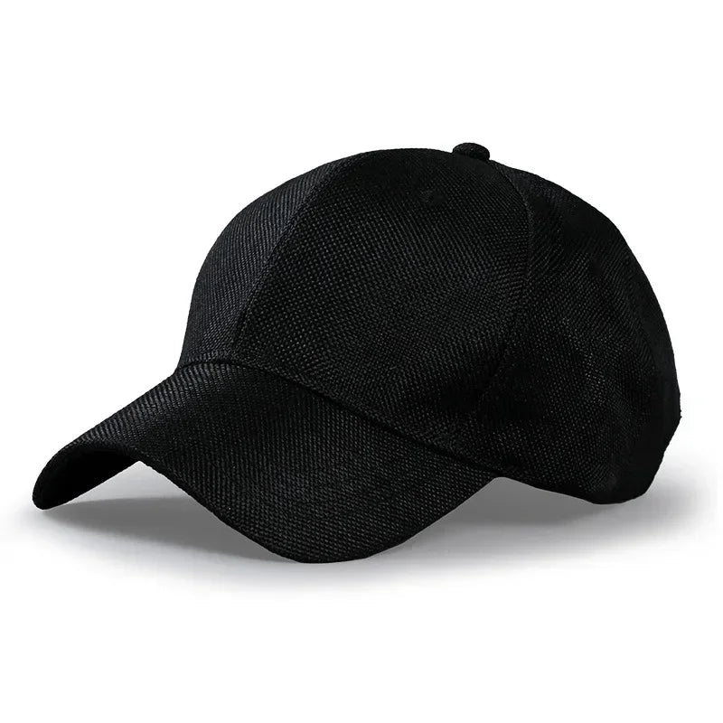 Summer Big Head 65cm Cotton Linen Baseball Caps