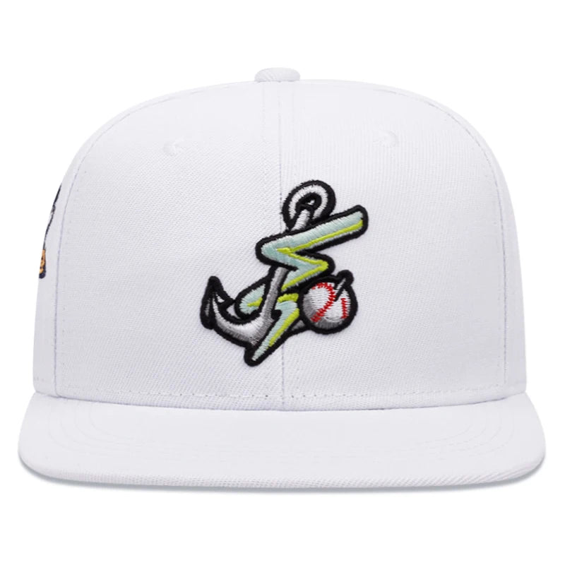 Flat Edge Hat Tennis Hook Embroidery Personalized Street Hip Hop Hat