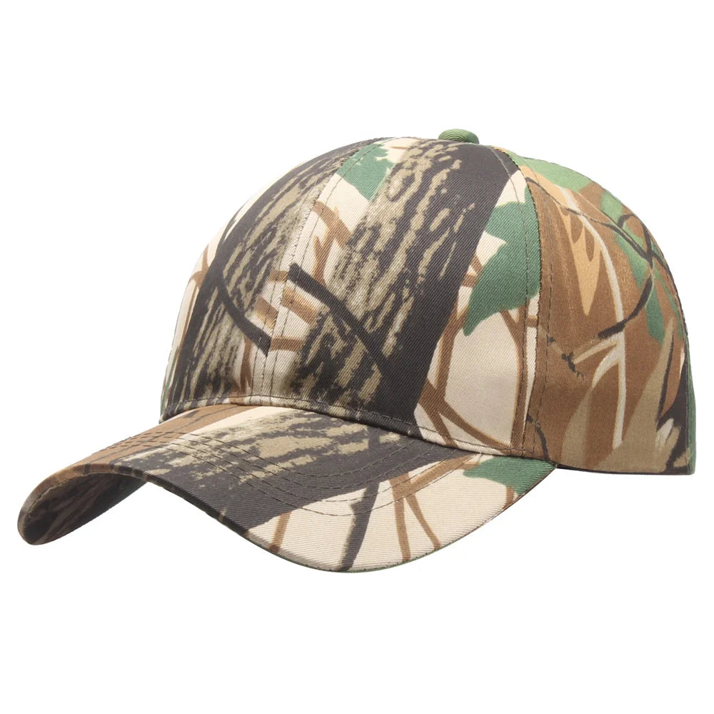 Colors Camouflage Baseball Cap Summer Outdoor Sports Hiking Fishing Hunting Caps Sunscreen Casual Sun Hats