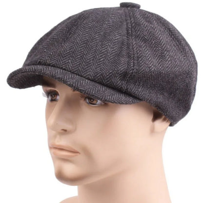 Fashion Spring And Autumn Retro British Style Cap