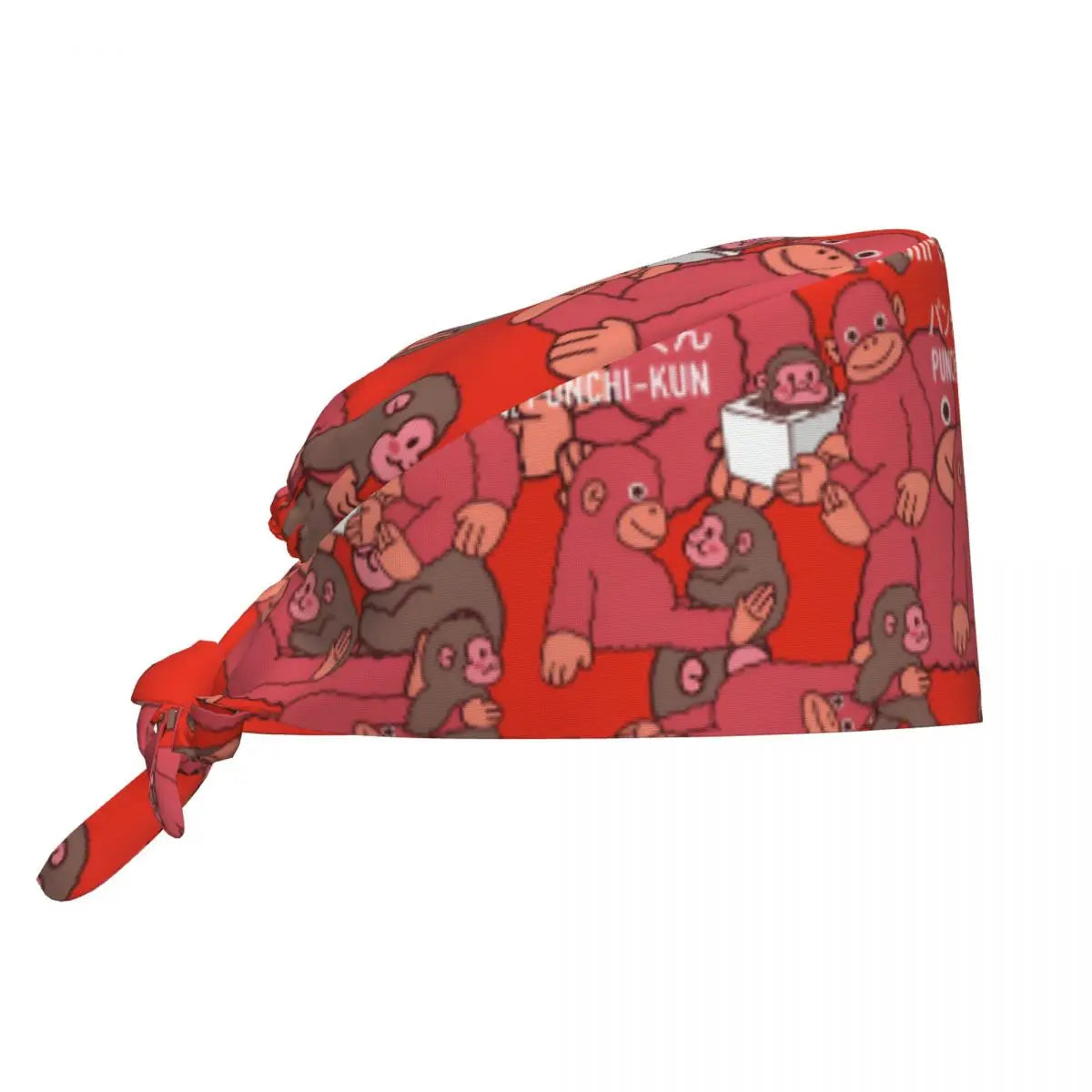 Nurse Hats Team Punch Funny Monkey Working Cap For Men Women