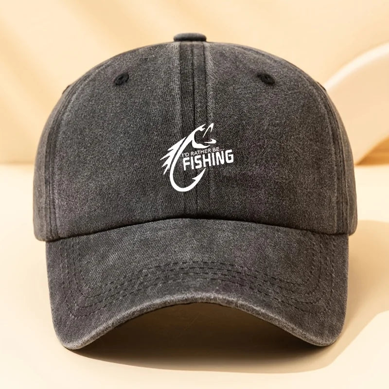 Fishing Printed Baseball Cap
