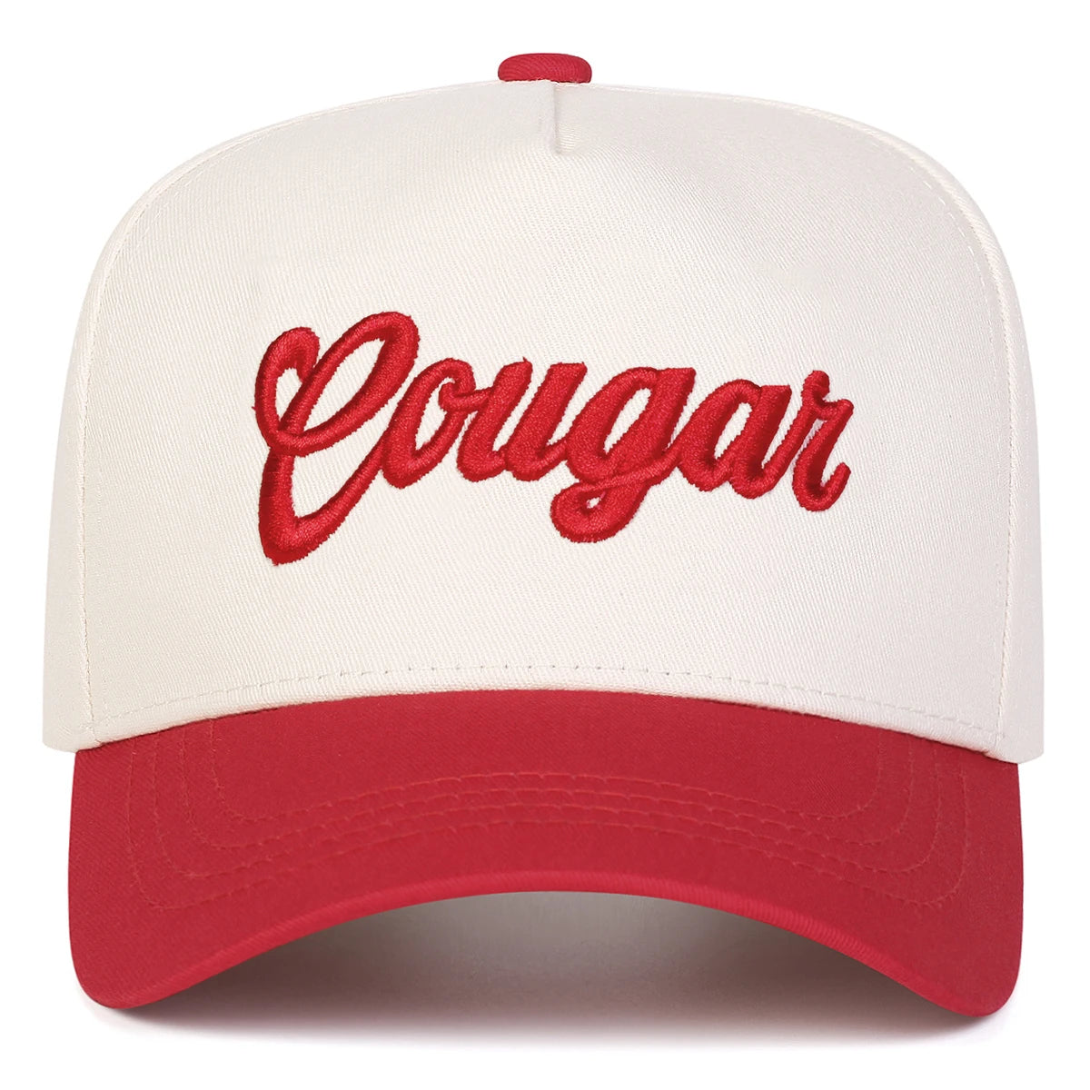 Unisex Cougar Letter Embroidery Baseball Caps Spring Autumn