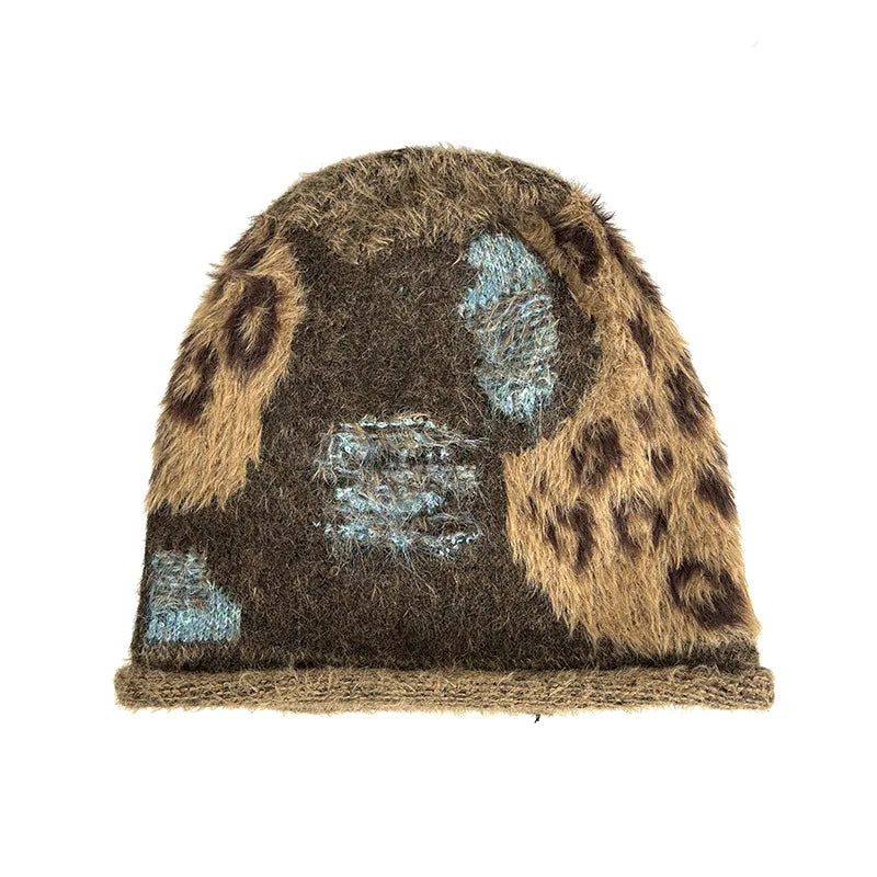 Korean Retro Knitted Stacked Hat Ladies