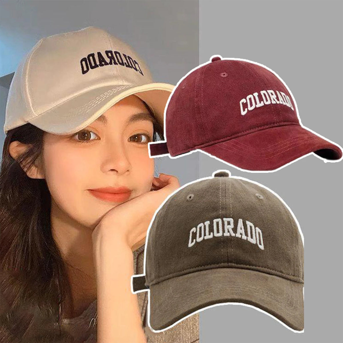 Soft Cotton Baseball Caps Solid Letter Embroidery Men Women