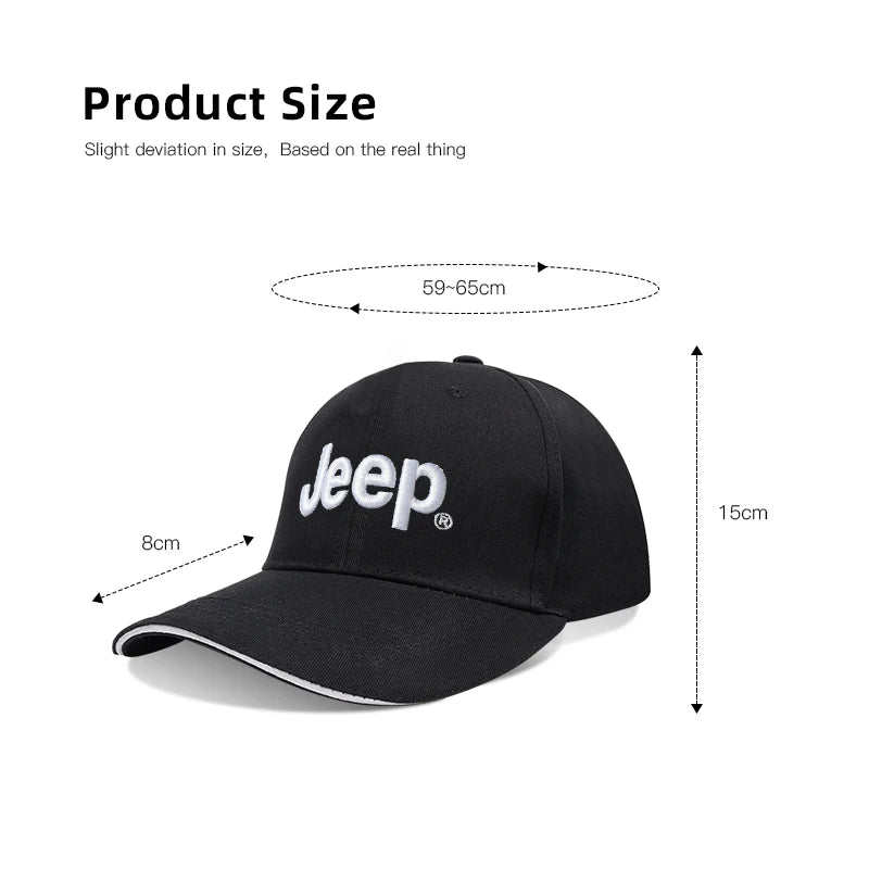Jeep Car Logo Hat Adjustable Baseball Cap Spring Summer