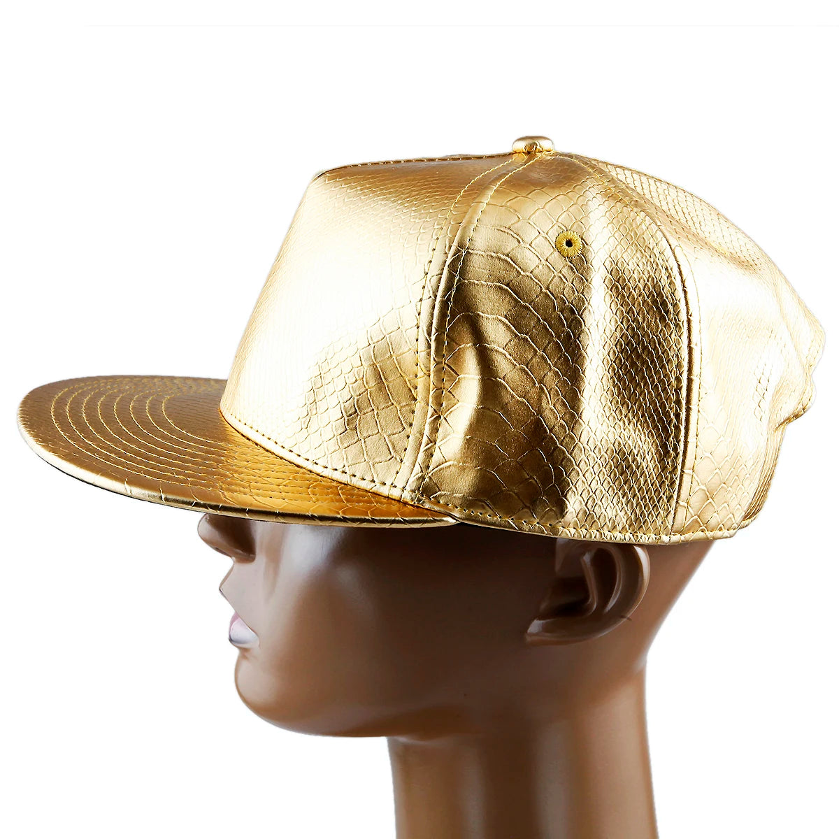 Hip Hop Caps Men Women PU Leather Adjustable