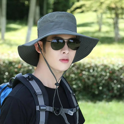 Fishing Waterproof Quick Drying Breathable Umbrella Cap Men