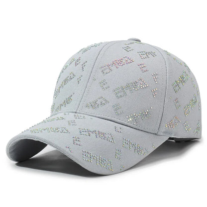 Spring Autumn New Hot Diamond Letter Baseball Hat