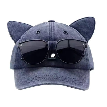 Unisex Personality Cat Ear Baseball Caps Spring Autumn