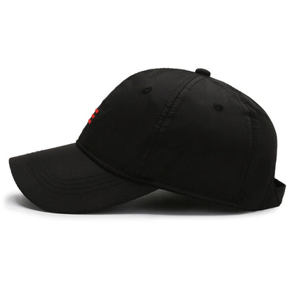 Simple Embroidery Quick Drying Hat Summer Outdoor Sport Baseball Cap