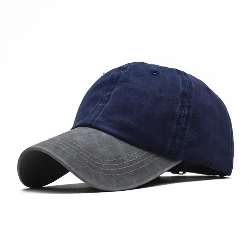 Washed Cotton Baseball Cap Pointed Cap Outdoor
