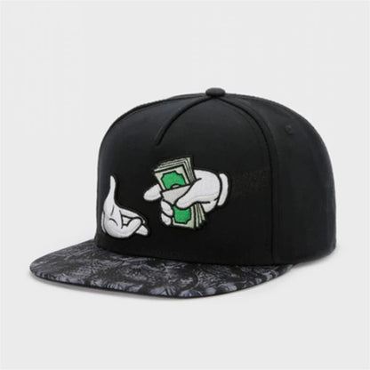 Fashio Brand Leather Cap Baseball Cap Letter Embroidery Hip Hop