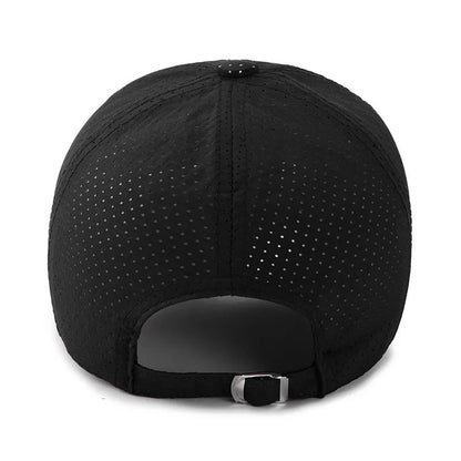 Unisex Quick Dry Baseball Cap Men Summer Print Logo Outdoor