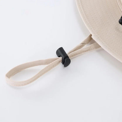 Men's Women Boonie Sun Hat Wide Brim Adjustable Breathable Cotton Safari Hat