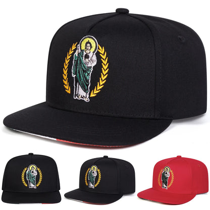 Unisex Ear of Wheat Embroidery Hip-hop Hats Spring and Autumn
