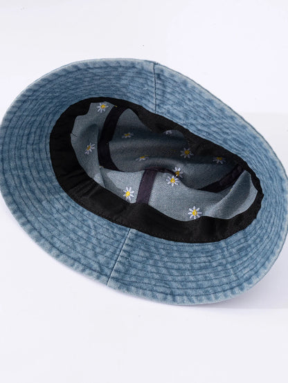 Little Daisy Embroidered Fisherman Hat