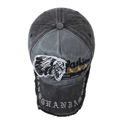 Four Seasons New Baseball Cap Retro Distressed Casual