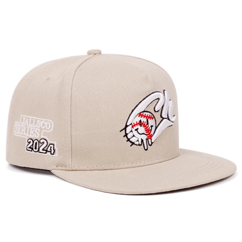 Snapback Hat CH Tennis Embroidery Backstage Hip Hop Hat