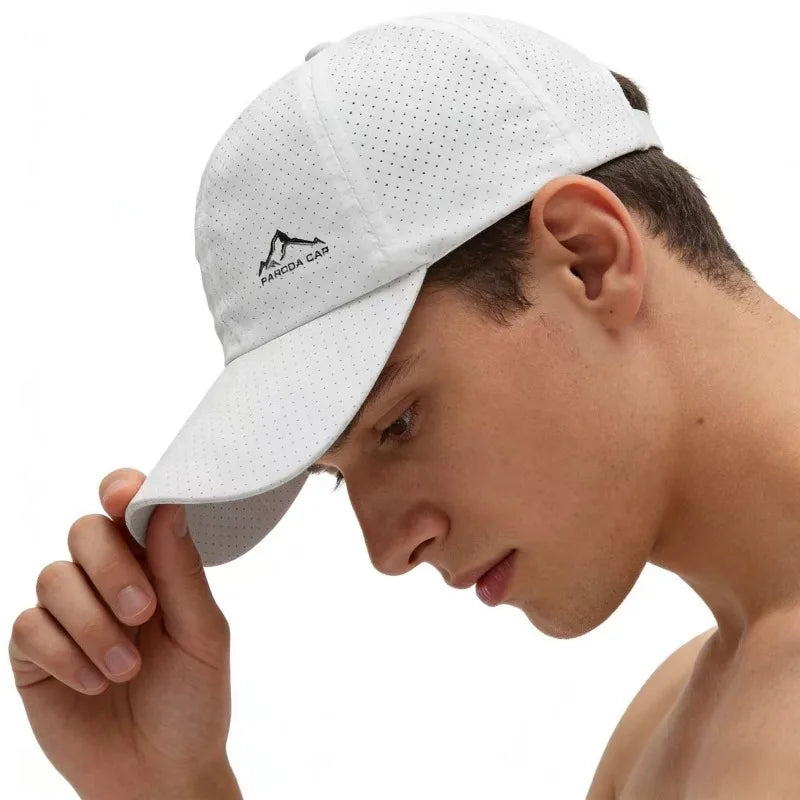 Unisex Perforated Running Cap For Hiking Outdoor Activities