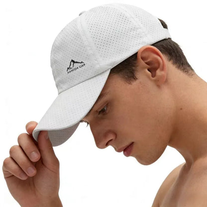 Unisex Perforated Running Cap For Hiking Outdoor Activities