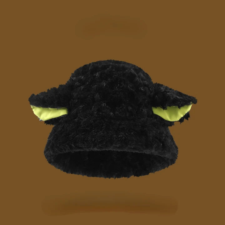 Lambswool Unisex Bucket Hats For Women Men Winter