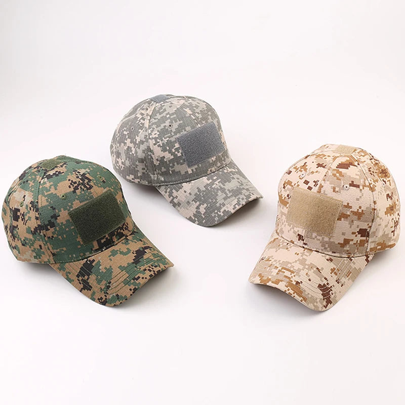 1pc Baseball Caps Camouflage Tactical Outdoor Soldier Combat Paintball Hat Summer