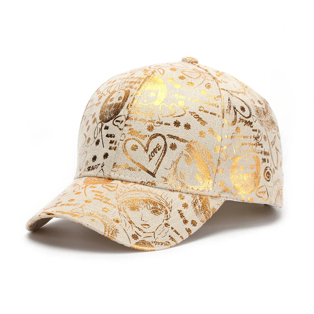 Fashionable Graffiti-Pattern Baseball Cap