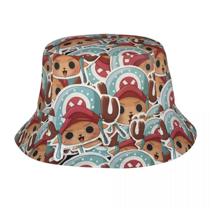 Women Men Bucket Hat Cosplay Tony Tony Chopper Spring Picnic Headwear Outdoor Fishing Fisherman Caps