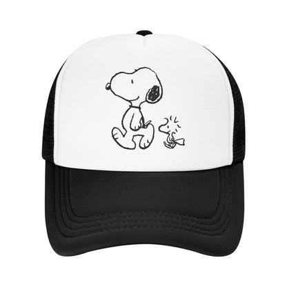 Snoopy Beagle Scouts Adult Outdoor Cartoon Mesh Baseball Cap Summer