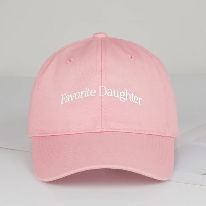Fun “Favorite Daughter” Embroidered Soft-Peak Baseball Cap