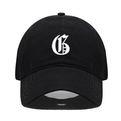 Old English Letter A-Z Embroider Baseball Cap For Men Women