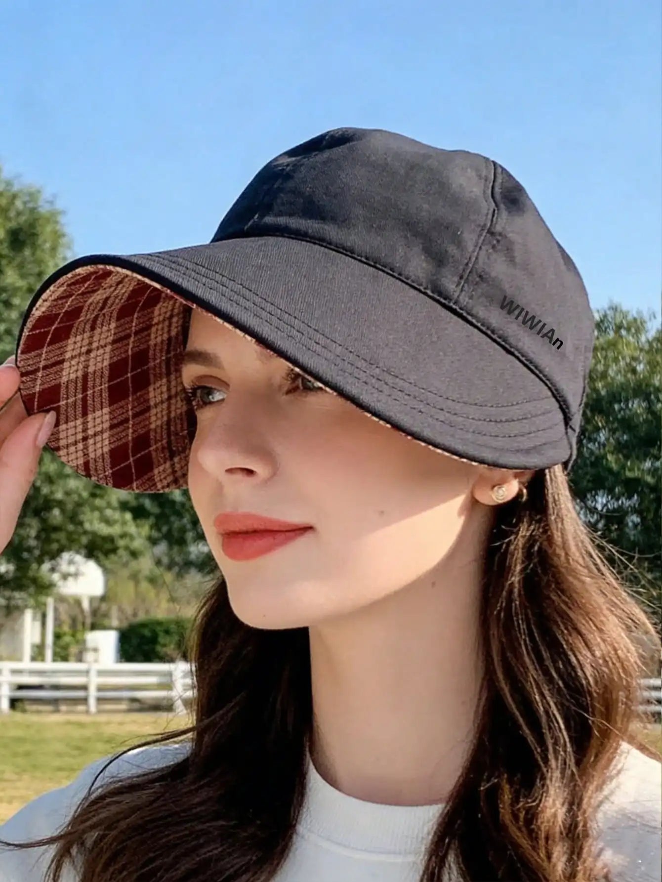 Reversible Women Bucket Hat, Sun Protection, Suitable For Daily Outdoor