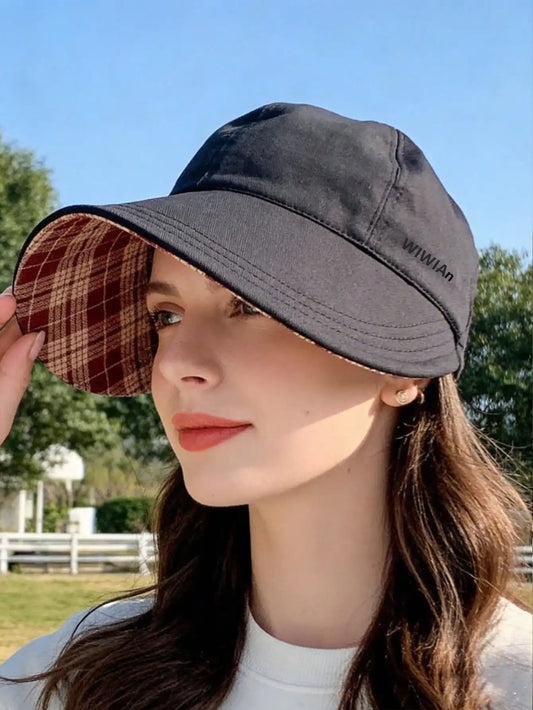 Reversible Women Bucket Hat, Sun Protection, Suitable For Daily Outdoor