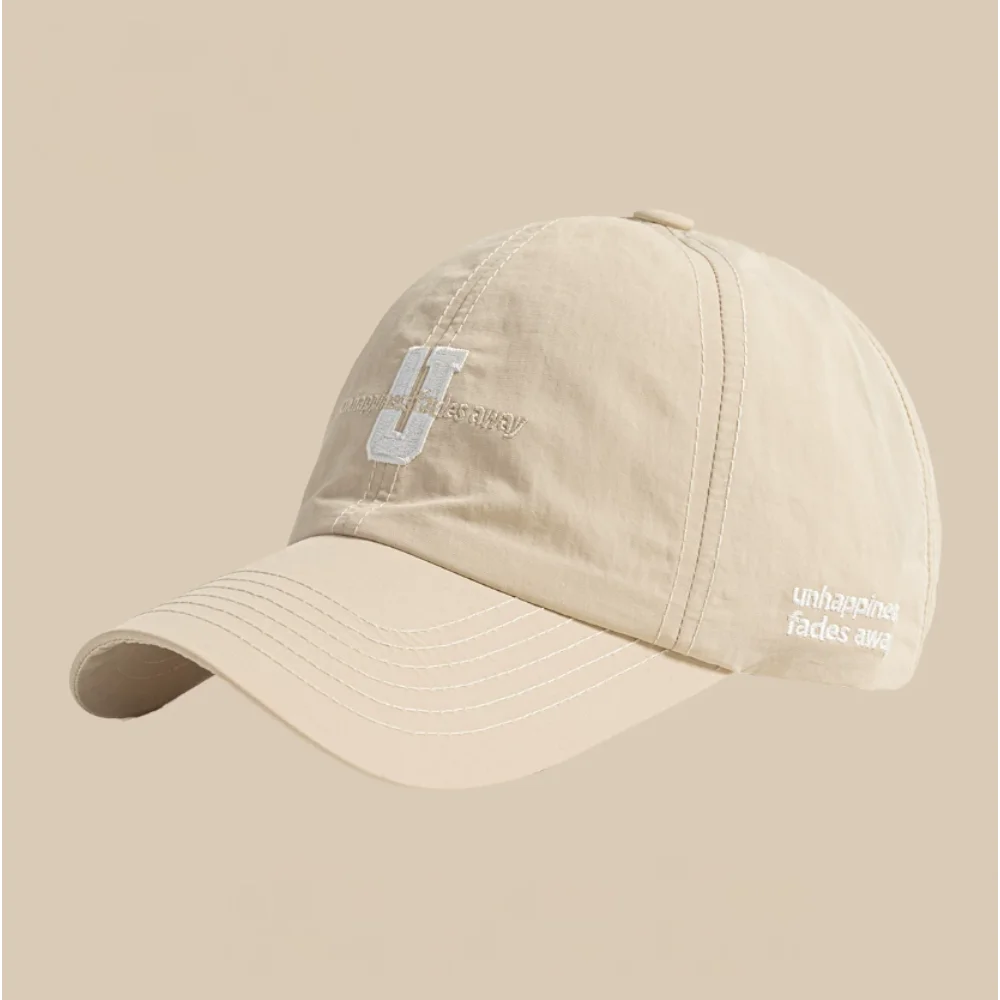 Baseball Cap Curved Brim Mesh Waterproof Embroidery Letter Hat