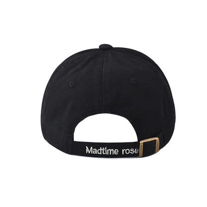 Baseball Cap Short Brim Hole Washing Snapback Hat